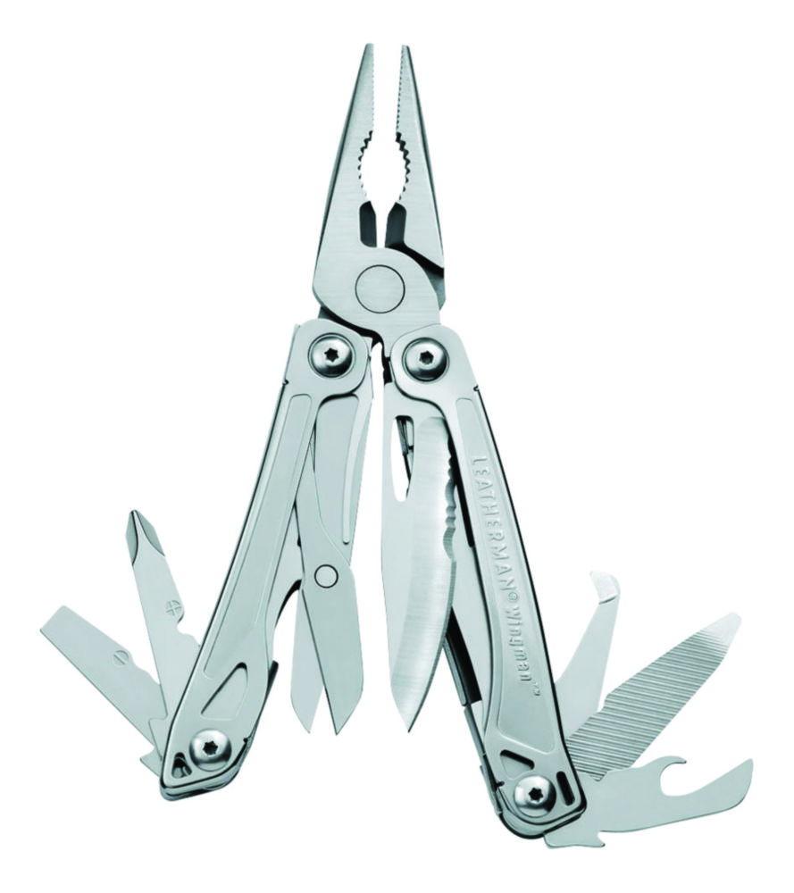 Aug. Hülden Leatherman Wingman Multi-Tool – 14 Tools, 97 mm, Stainless Steel, with Case