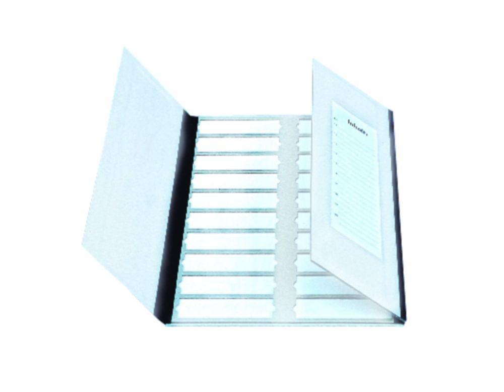 Bergmann Microscope Slide Folders, for 20 Slides with Closure