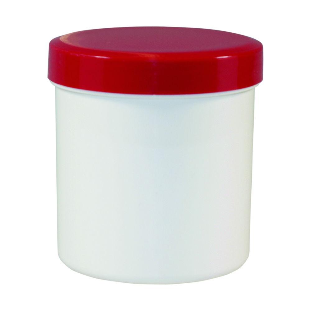 Laborbedarf Screw Cap Jars 25 ml with Red PP Screw Cap, 20g, Ø31 mm x H40 mm, Pack of 25