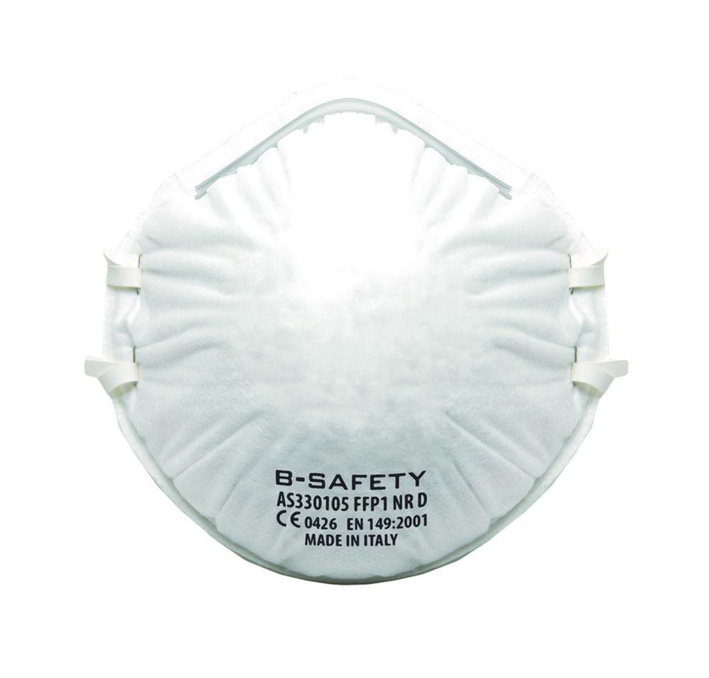 B-Safety Respirator Masks Pure Breath FFP1, without Valve, Pack of 10