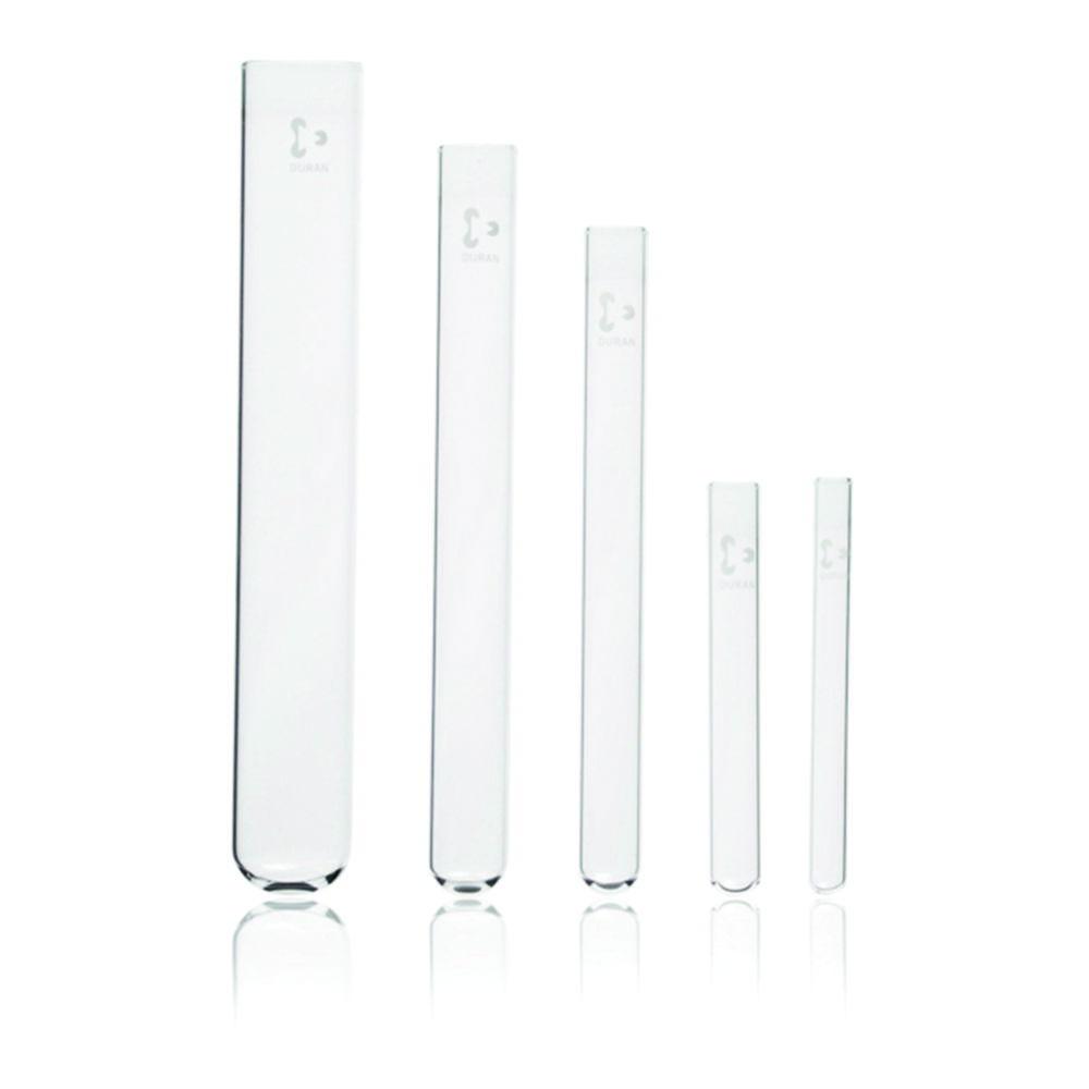 DWK Duran Test Tubes 20 x 150 mm, without Rim, Pack of 100