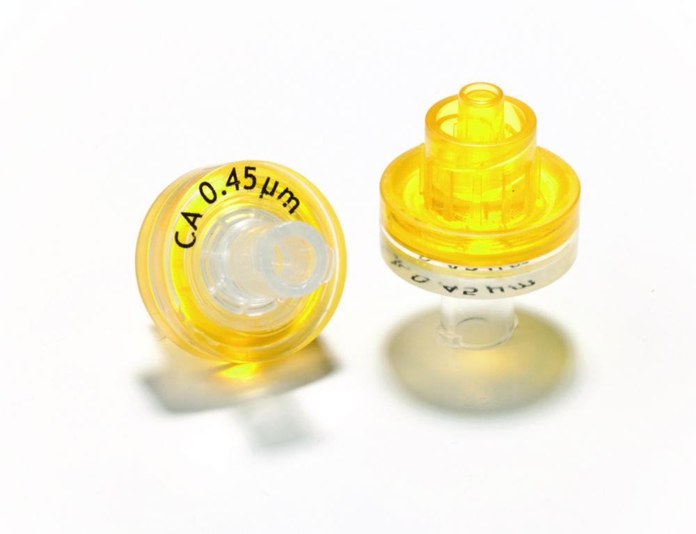 LLG Syringe Filters CA 0.45 µm Ø 13 mm, Yellow, Non-Sterile, Pack of 500