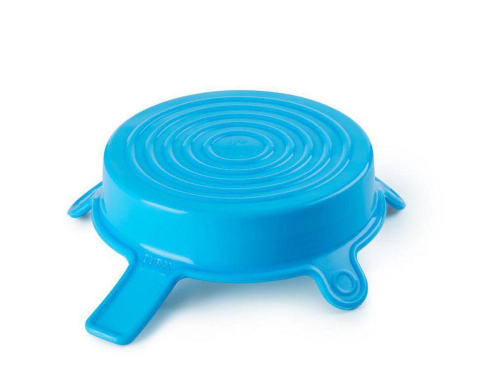 DWK Duran Silicone Lid Size L, Cyan, Pack of 5