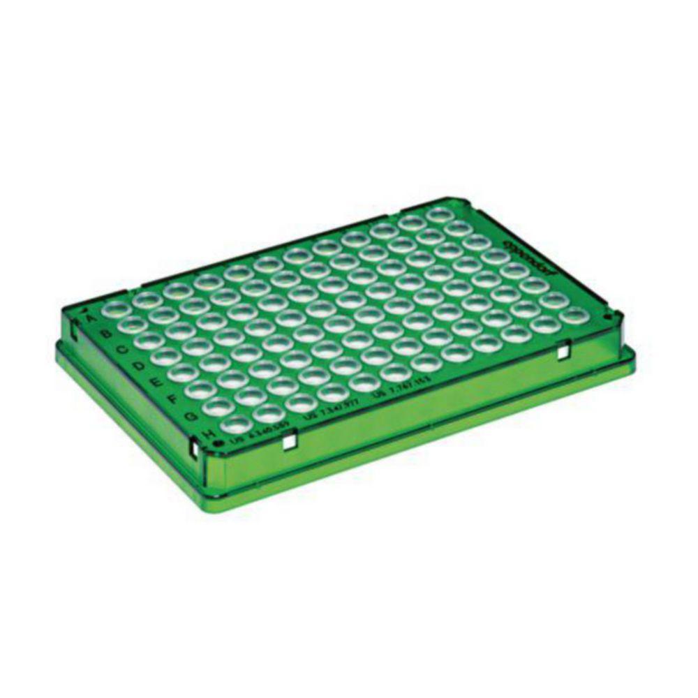 Eppendorf twin.tec PCR Plate 96 Skirted Wells, Colorless/Green, Pack of 25