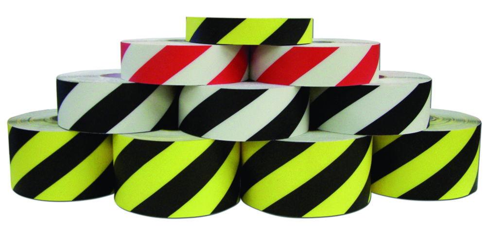 Ergomat DuraStripe Hazard Striping Red/White Floor Marking Tape – 7.5cm x 30m


