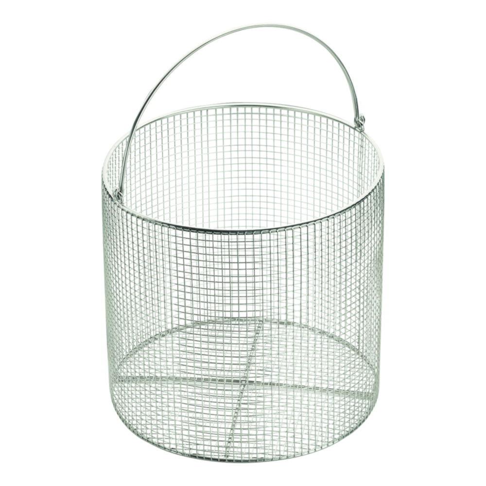 CertoClav Sterilizer Wire Basket, DM 25, 25 cm with Handle, Stainless Steel for CertoClav Classic, Multicontrol 2, Connect, and Culturemedia