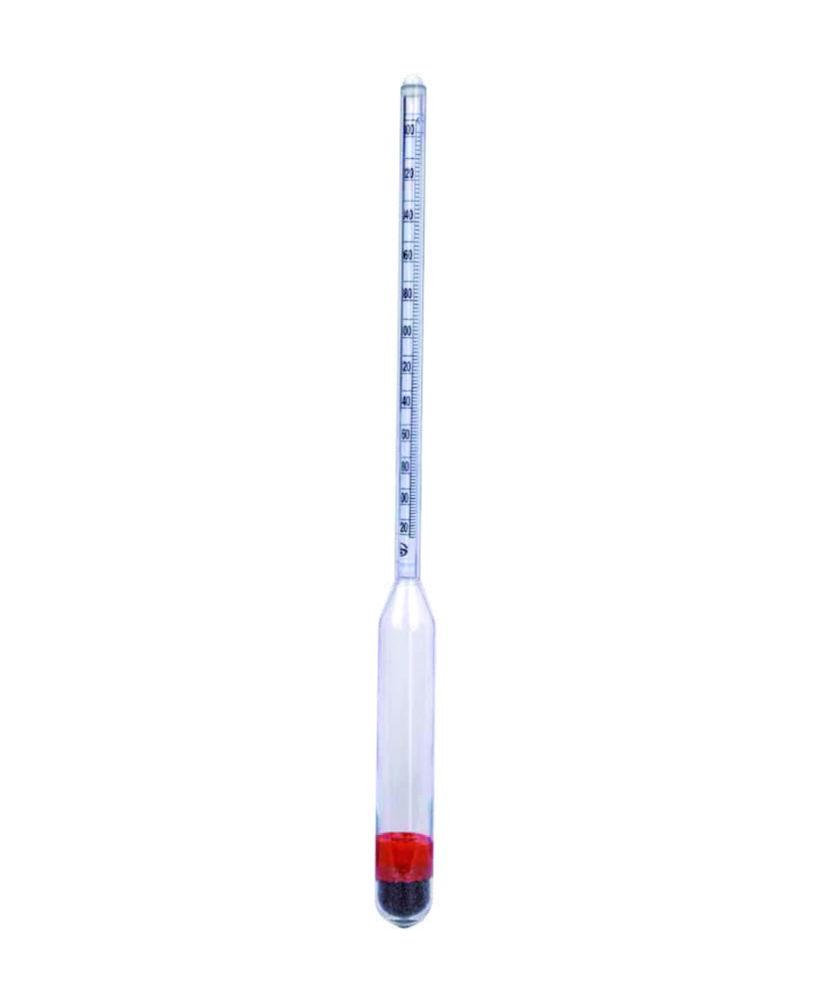Ludwig Schneider Specific Gravity Hydrometer 1.400–1.620:0.002 300 mm, PC, 20°C

