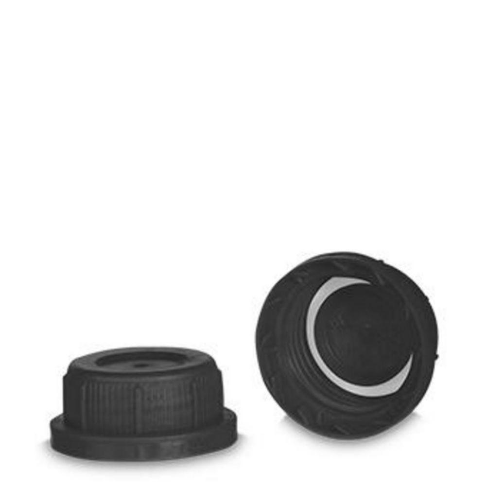 RIXIUS UN Locks 45 HDPE, Black with PE Foam Ring Seal (Pack of 10)