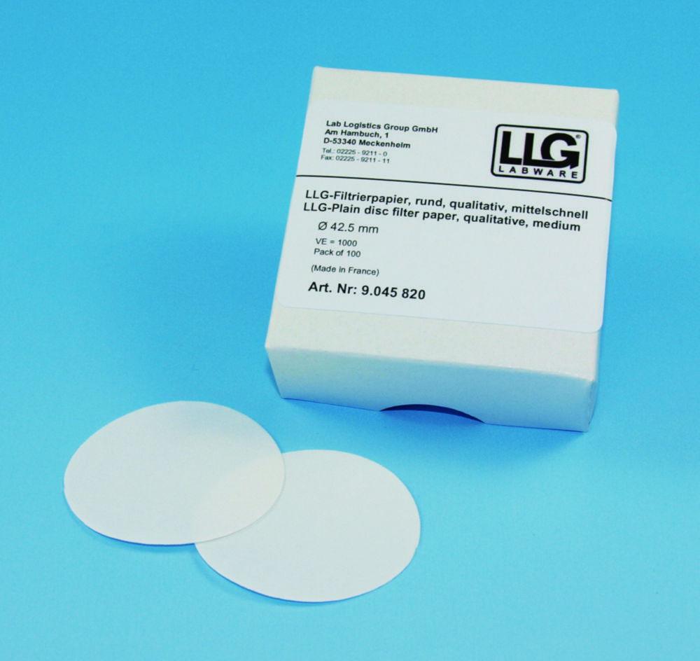 LLG Filter Circles 185mm, Qualitative, Very Slow, Pack of 100