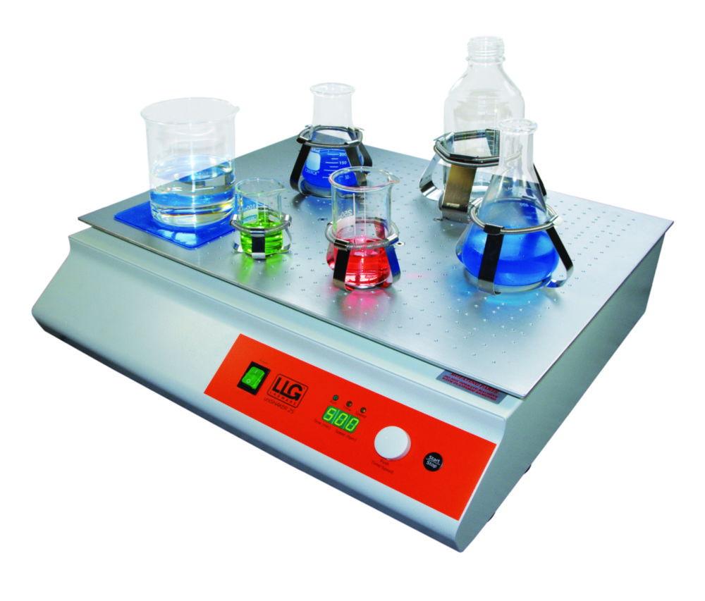 LLG uniSHAKER 25 Orbital Shaker, Orbit 25 mm, 50–500 rpm, Digital, 230 V, With UK Plug