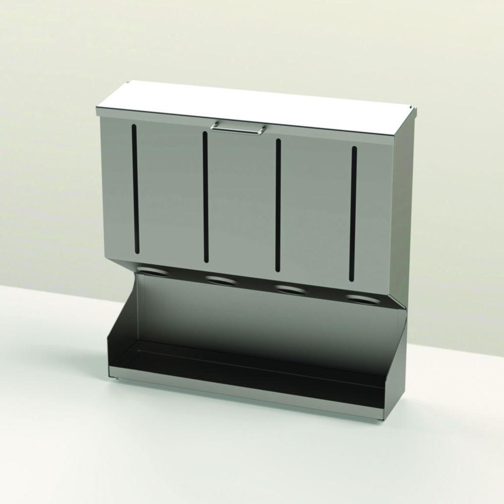 Dispenser, Stainless Steel, 4 compartments 600 x 200 x 600 mm
