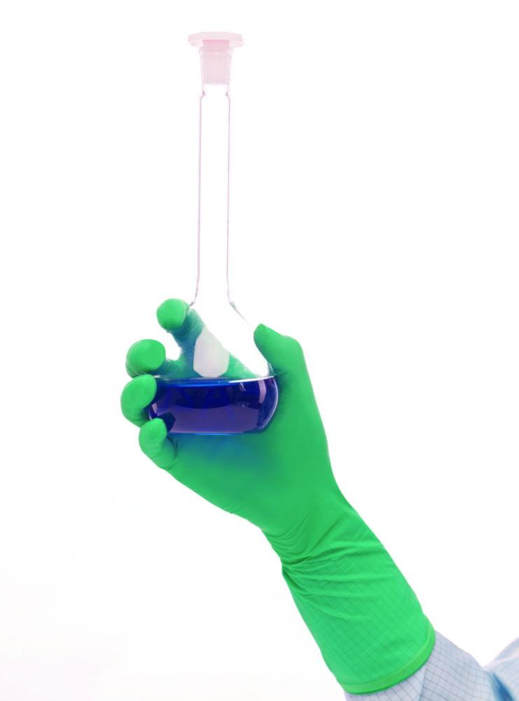 BioClean Cleanroom Gloves SYNERGY size S (6.5-7) Nitrile, non-sterile, 300 mm, ISO Class 4, pack of 10x100
