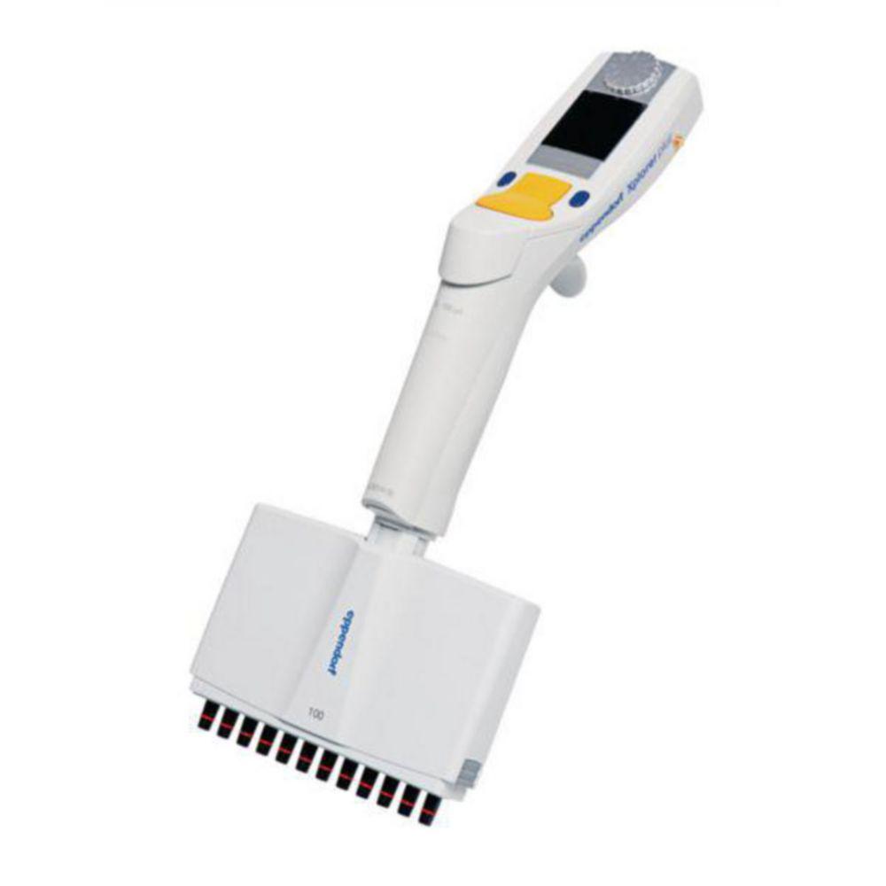 Eppendorf Xplorer plus 12-Channel Pipette 5–100 µL Multifunction Rocker Yellow
