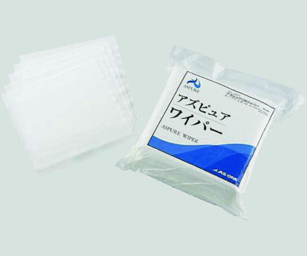 As One ASPURE Cleanroom Wiper WA-3009 100% Polyester, 229 x 229 mm, Pack of 1,200 pcs