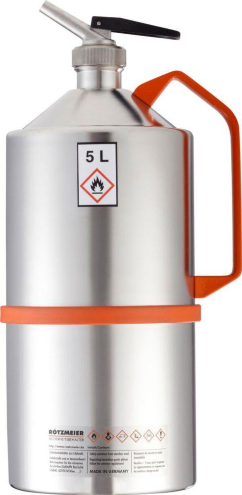 Rötzmeier 5-Liter Safety Can with Fine Dispensing System and Overpressure Valve