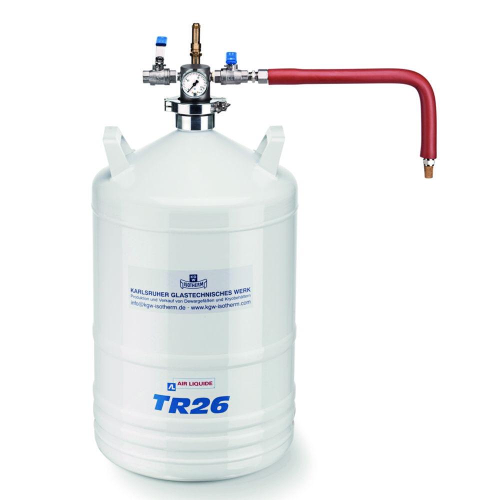 KGW Schieder Liquid Nitrogen Reservoir ALU 35 35 ltr., for Liquid Nitrogen, from Aluminium