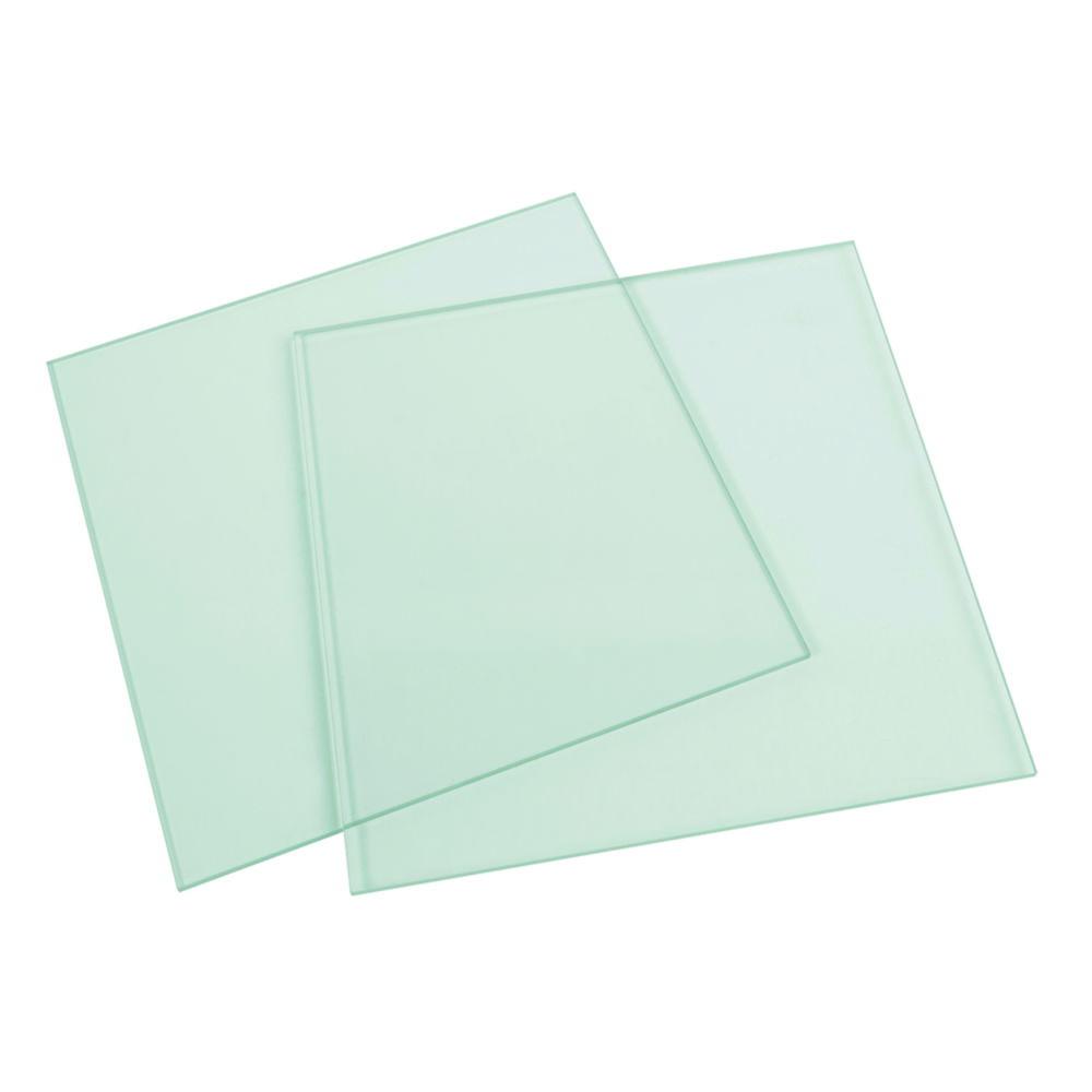 Thistle Scientific Plain Glass Plates 200x200mm, 2 mm Thick – Pack of 2