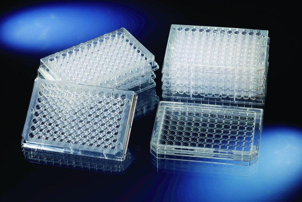 Thermo Nunc 96-Well Conical Bottom MicroWell Plate with Lid, Sterile, Pack of 80