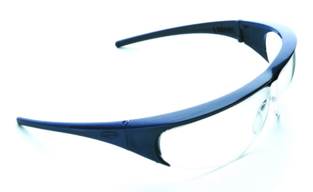 Honeywell Safety Products Safety Spectacles Eyeshield Frame Black Disc Grey PullSafe Millenia