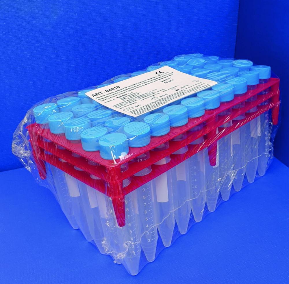 Kartell Centrifuge Tubes 15 mL PP Conical Graduated Sterile on Tray (Pack of 50)