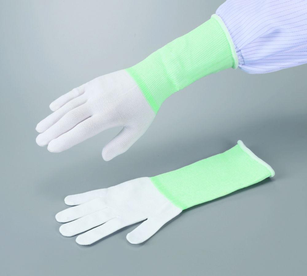 As One ASPURE Long Inner Gloves Overlock Type, Size M, Pack of 30x10 Pairs