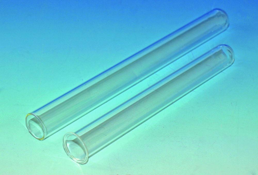 Hecht Test Tubes ELKA 160 x 16 mm, Pack of 100, AR Glass, with Rim, Pack of 200
