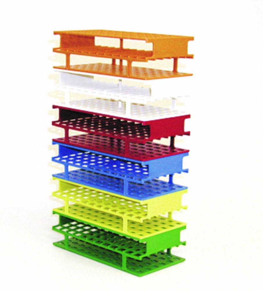 Thermo Nalgene Unwire™ Test Tube Rack for 30 mm Diameter Tubes (3 x 8 Openings, Yellow)