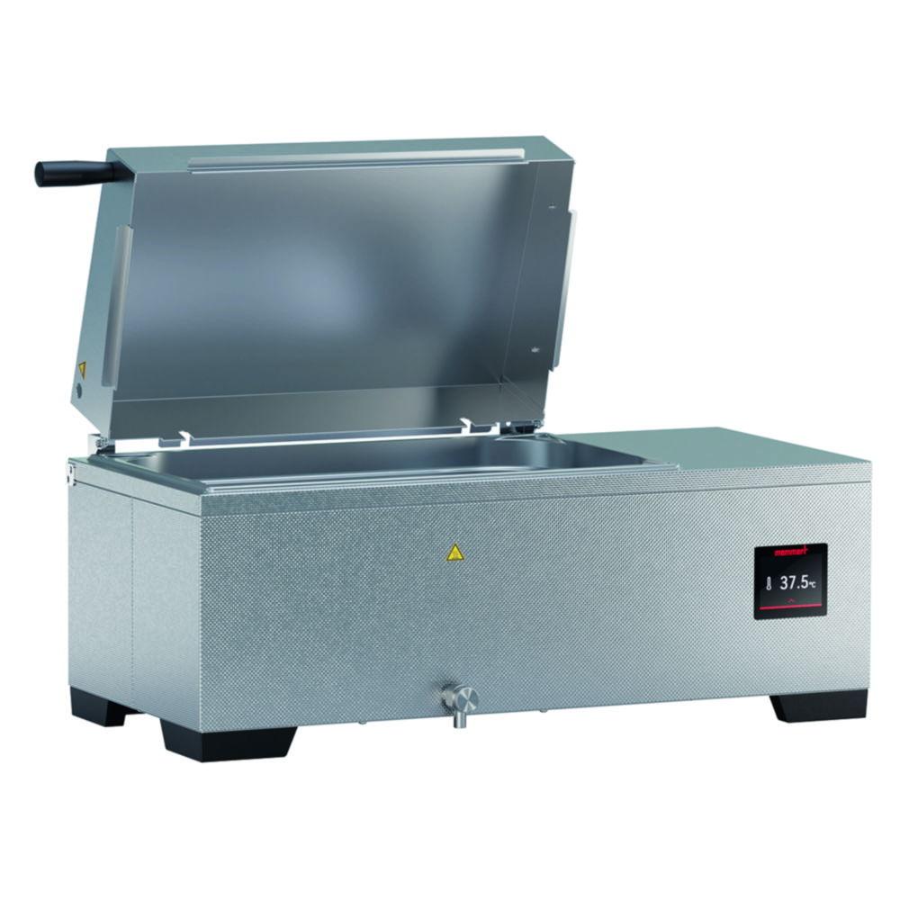 Memmert Waterbath WTB15 Cap, 17.1L, Stainless Steel Slanted Lid, 230/115V, 50/60Hz, 1420W