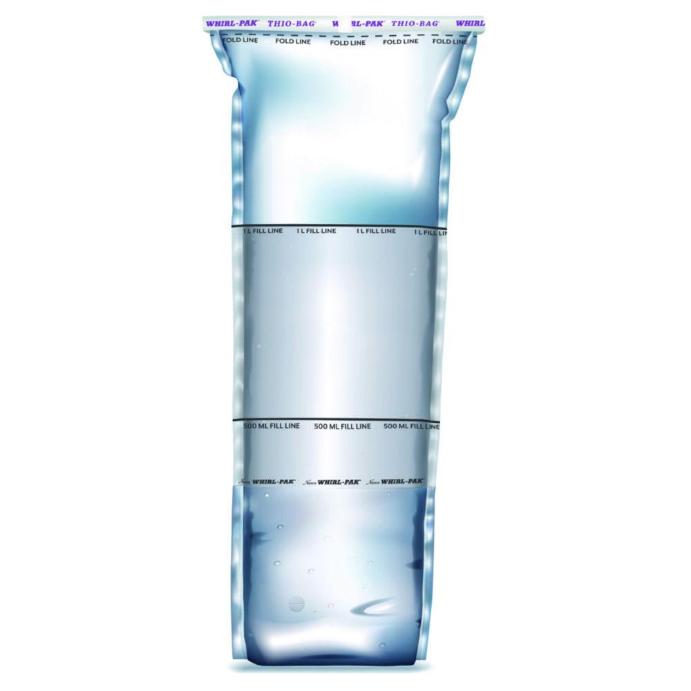 Whirl-Pak®-Thio-Bag® sample bags 115x230 mm PE, self-standing, 300 ml, sterile, pack of 100