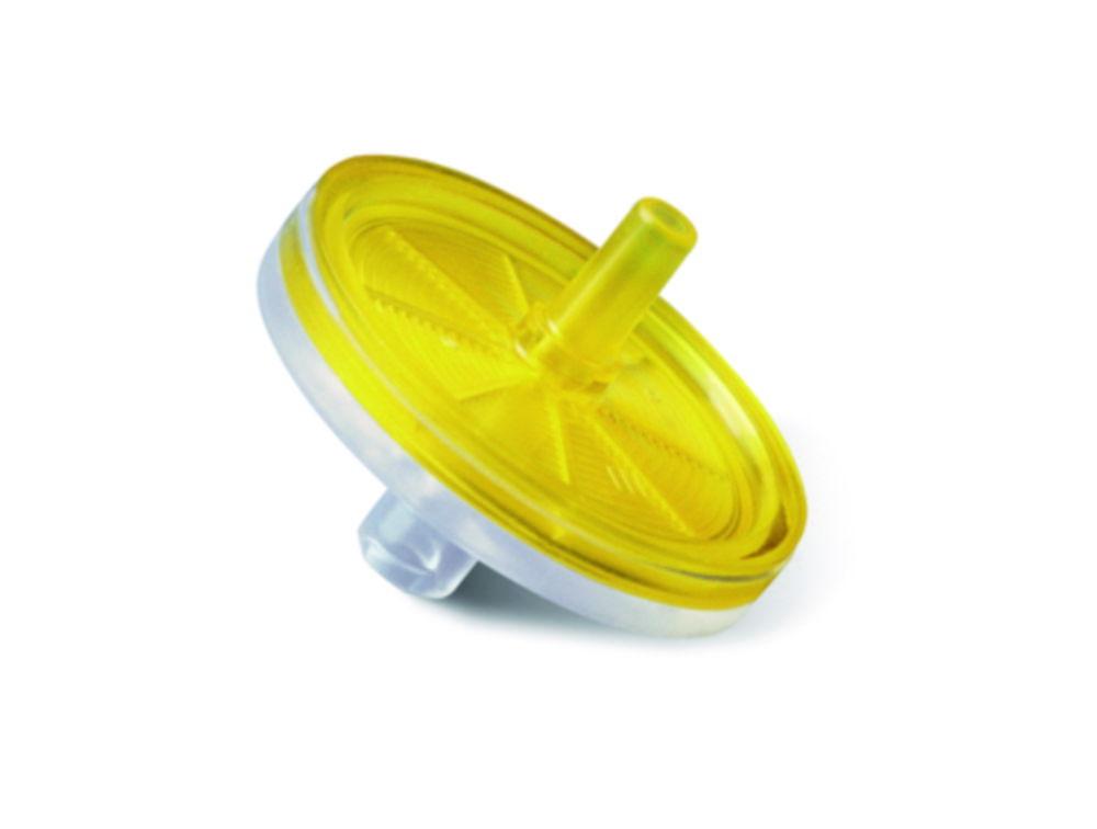 Sartorius Syringe Filters Minisart High Flow, 28 mm, PES, 0.45 µm, Yellow, Sterile, Pack of 50