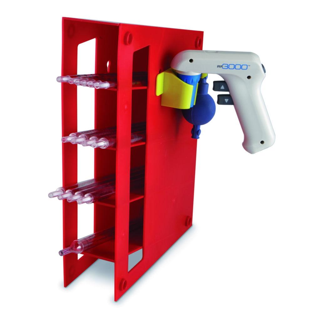 Heathrow Scientific Red ABS Pipette Rack – 4 Compartments