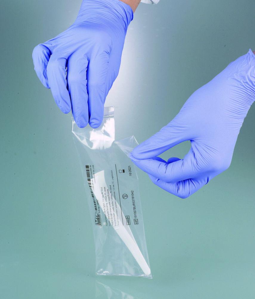 Bürkle Disposable Forceps 130 mm, PS Broad Tip, Sterile (Pack of 100)