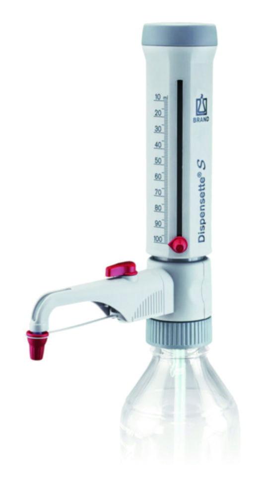 BRAND Dispensette S Analog 10-100 mL with Recirculation Valve