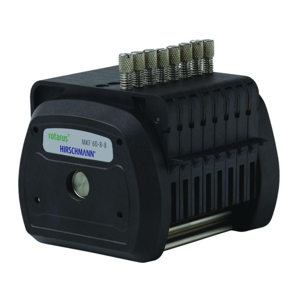Hirschmann Rotarus 4 Channel Pump Head MKF 60-4-8 for Stopper Tubes, 8 Rollers