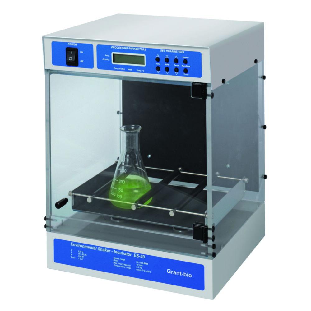 Grant Orbital Shaker-Incubator Compact ES-20, 50–250 rpm, 25–42°C, EU/UK Plug (Platform Sold Separately)