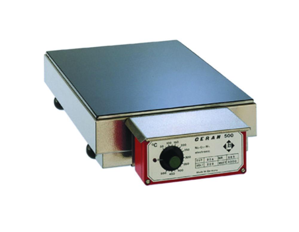 Harry Gestigkeit High-Performance Heating Plate 430 × 580 mm, Made of CERAN®, with Attached Control Housing