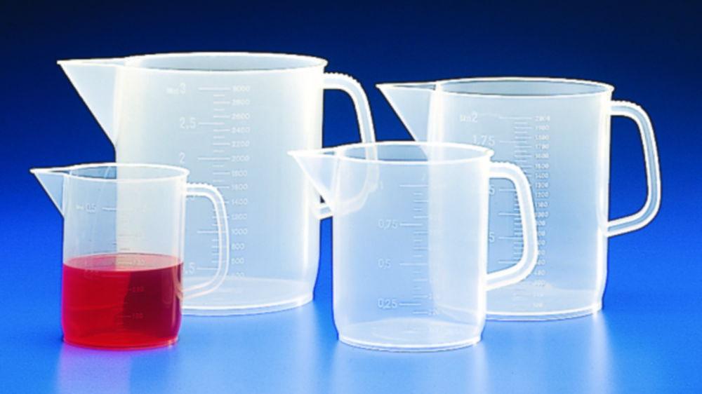 Kartell Measuring Jugs 3000 mL PP Autoclavable Grad Low Form