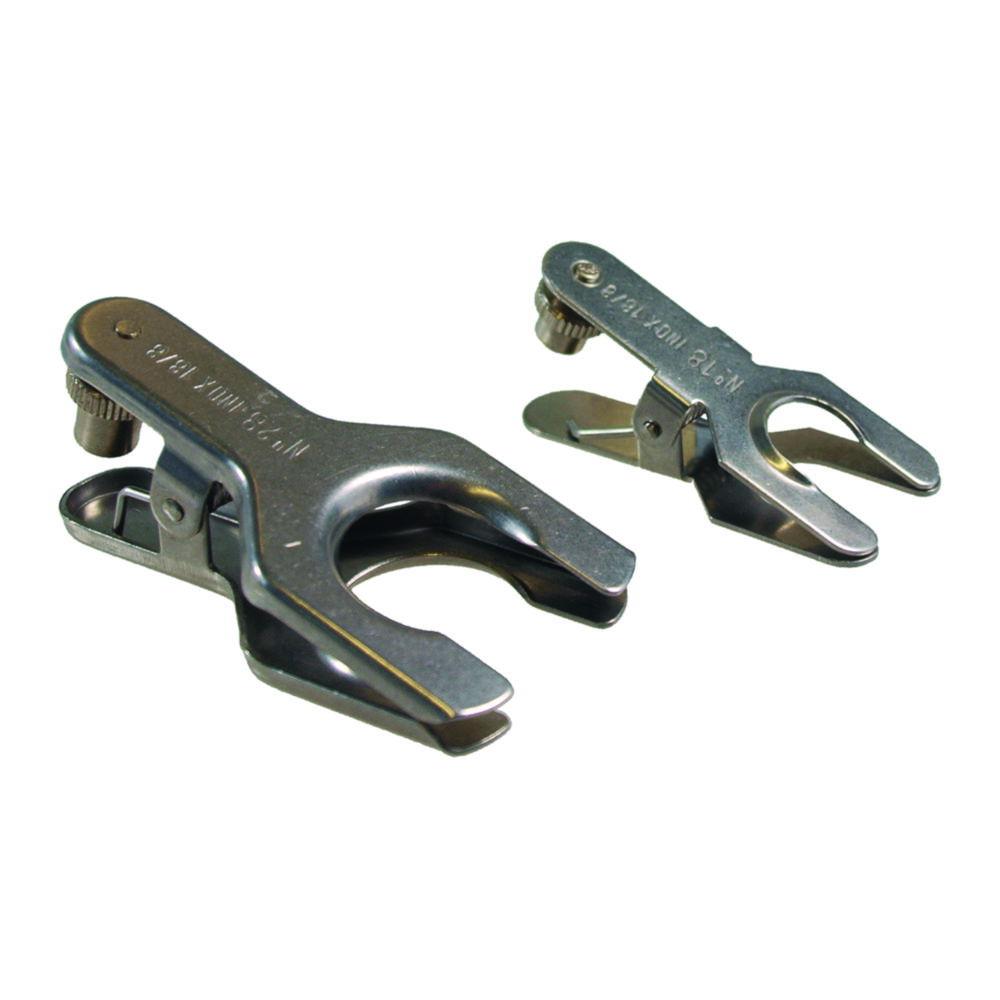 LLG Fork Clamp, Stainless Steel for Spherical Joints S35 with Setting Screw