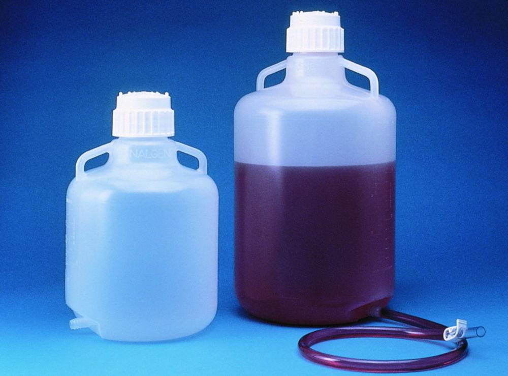 Thermo Nalgene Wide-Mouth Carboy with Handle, 20L, Polypropylene