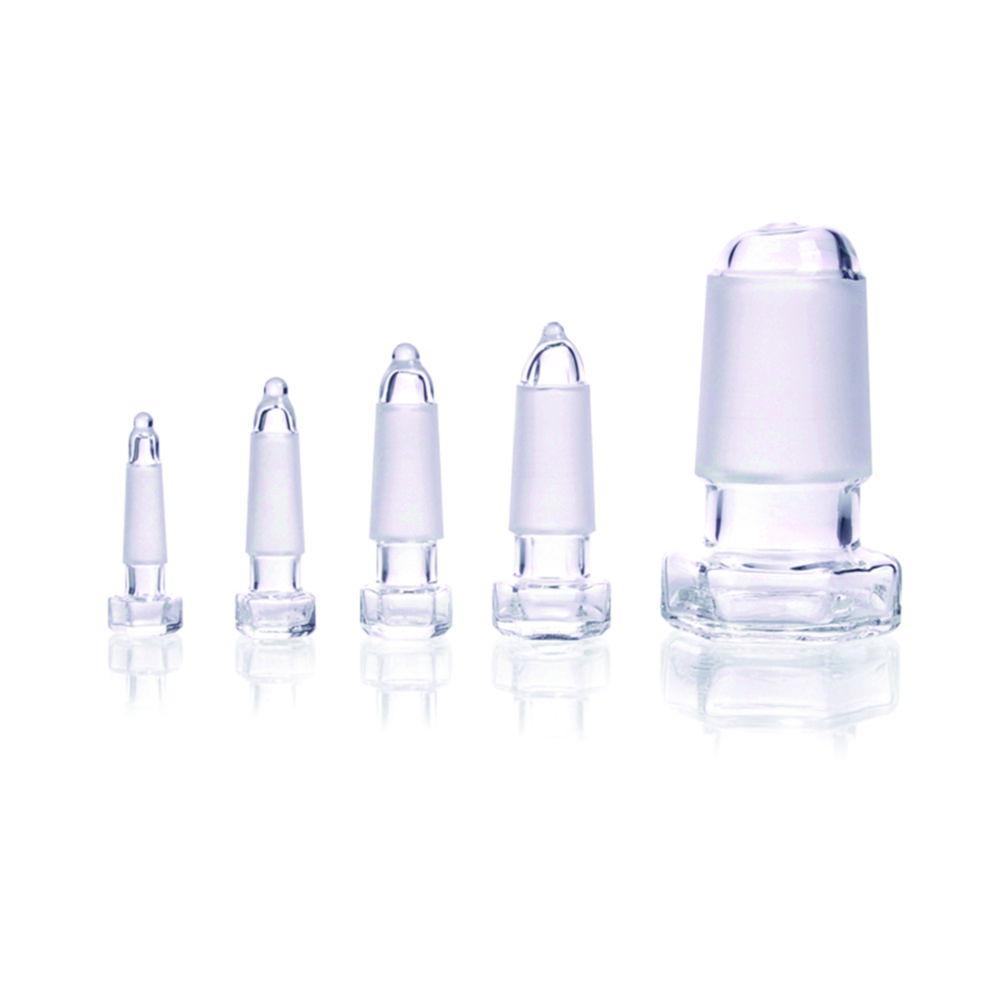 DWK Duran Hexagonal Stopper NS 7/16 Pointed, DG Ground