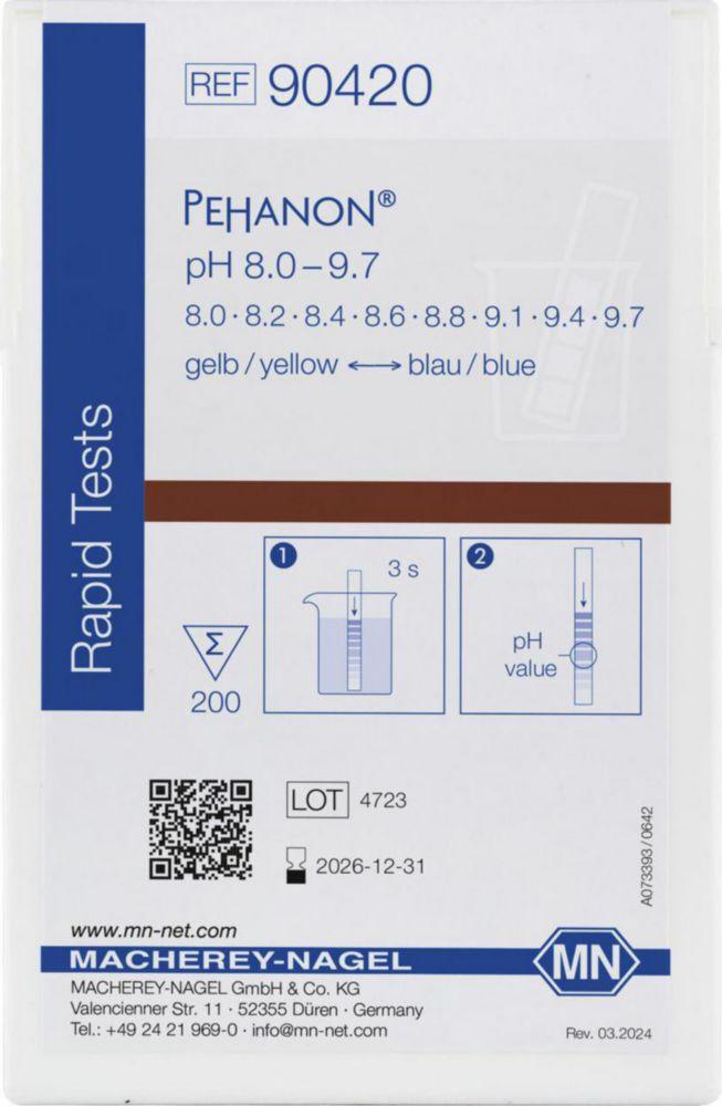 Macherey-Nagel Pehanon Indicator Paper 8.9 -9.7 (Pack of 200 Strips)