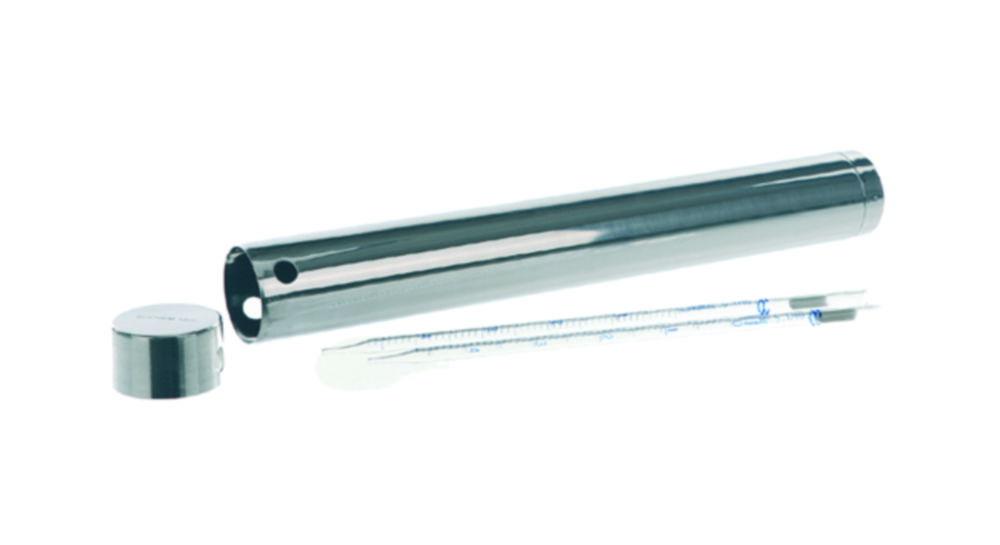 BOCHEM Pipette Box, Round, 380 x 65 mm 18/8 Steel