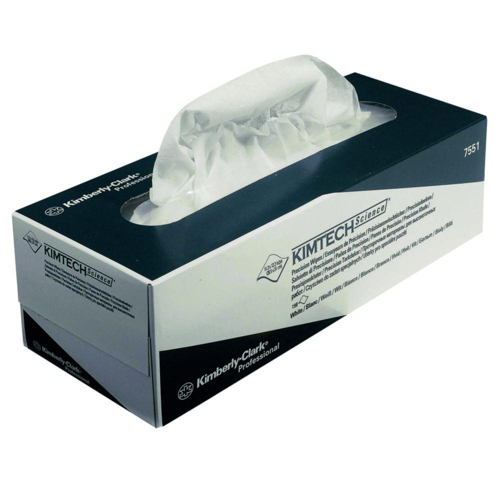 Kimberly-Clark KIMTECH Science Precision Wipes  1 x 19 g/m² (30 x 30 cm), White, Box of 198 Wipes