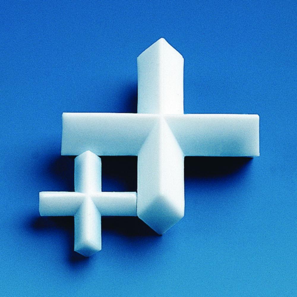 BRAND Magnetic Stirring Rod Ø 25x10mm PTFE Encapsulated Cross Shape (Pack of 10)

