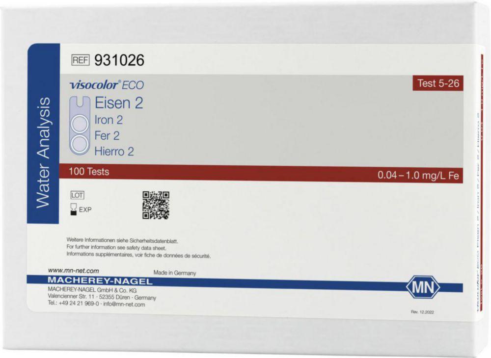 Macherey-Nagel Visocolor Eco Iron Test Kit

