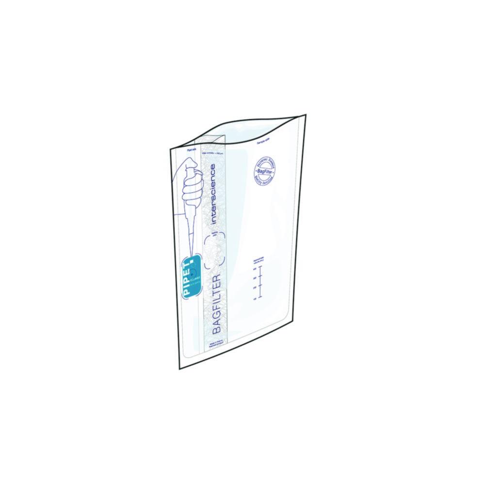 Interscience Blender Bags 19x30 cm, Sterile, Type Pipet 400, with Lateral Filter, 20 Packs of 25