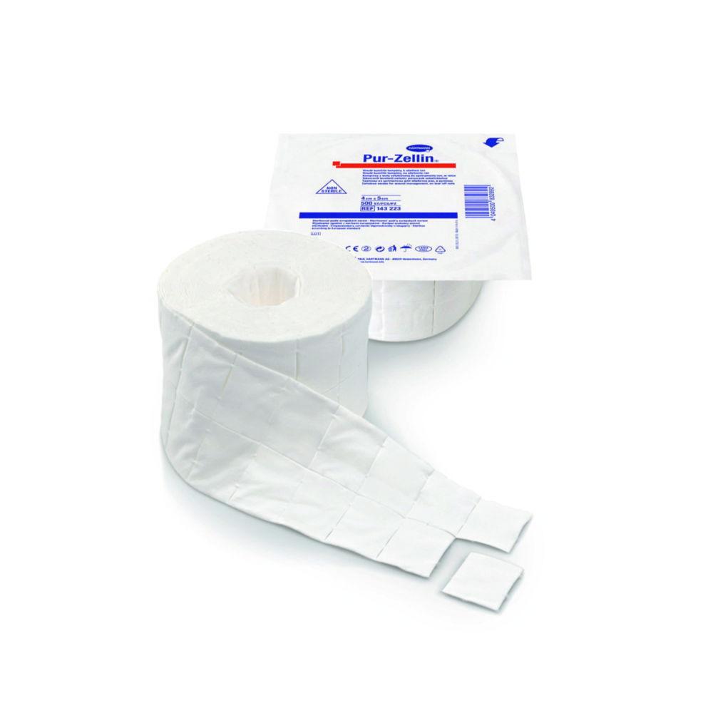 Cell swab Pur-Zellin® 4x5 cm sterile, 1 roll of 500 pieces