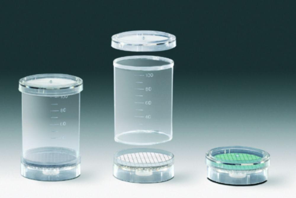 Sartorius BioSart 100 Monitor Sterile, 0.45µm 47mm, Black Filter Colour