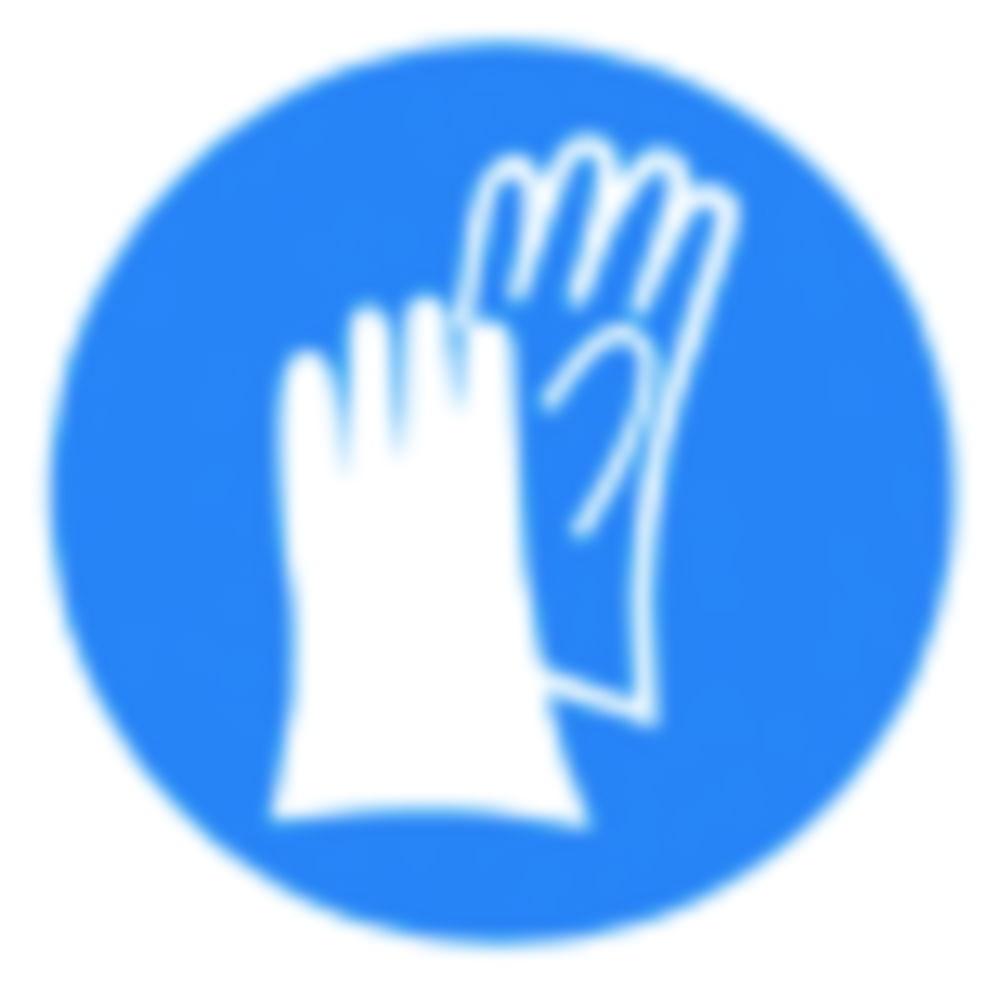 SecuBox® Midi, 23.6x22.5x12.5cm transparent "protection gloves w.wrist protection"