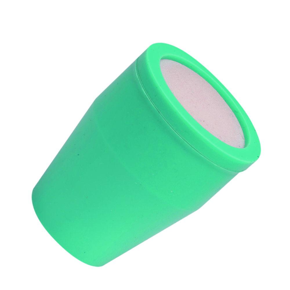Hirschmann Laborgeräte Silicone Sponge Plug 28/38 mm, Silicosen Type S 40, Green

